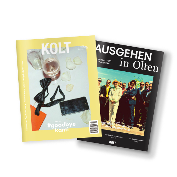 Angel Maria Torres y sus ultimos Mamboleros auf der Frontseite des Kolt-Magazins.